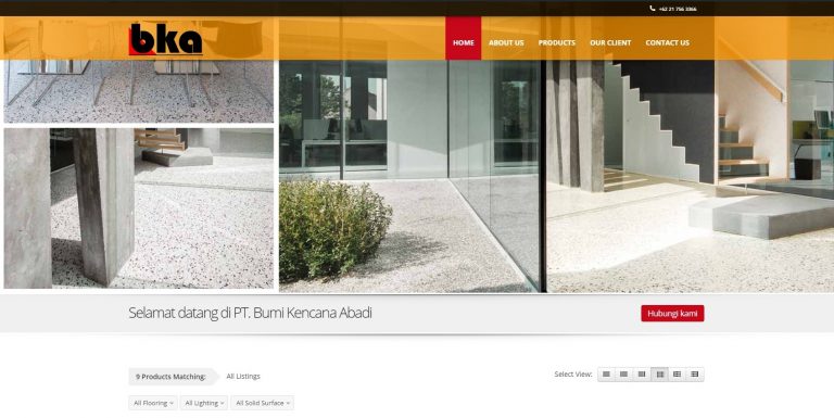 Website perusahaan solid surface bumikencanaabadi.com