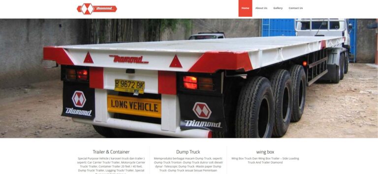 Web perusahaan Karoseri trailer diamond.com
