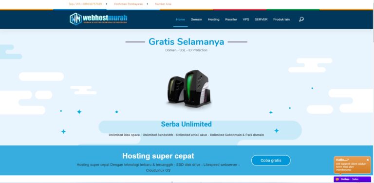 Web hosting indonesia webhostmurah.com